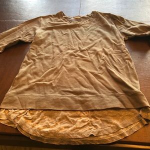 Monrow Vintage yth L sweatshrt. t-shirt attached.